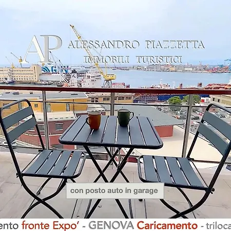 Ferienwohnung Cavour Luxury Sea View Genua Exterior foto